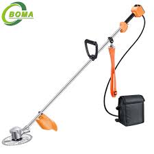 Grass cutter zu spitzenpreisen kostenlose lieferung möglich Nylon Cutter Metal Blades 24v Dc Motor Rechargeable Electric Grass Trimmer Boma Garden Tools