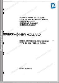 New Holland Engine Meceds Om 352 900 411 Part Catalogue Parts Catalog New Holland Catalog