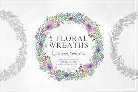 Free svg clip art, png icons and transparent images for your templates free svg clip art, png icon. Five Floral Watercolor Wreaths Graphic By Creative Fabrica Freebies Creative Fabrica