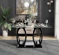Furniture of America mesa de comedor con ... - Amazon.com