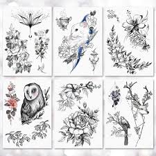 Looking for tattoos in breasts? 1 Piece Under Breast Sternum Shoulder Arm Temporary Tattoo With Lotus Rose Yoga Pattern Body Art Buy At The Price Of 0 79 In Aliexpress Com Imall Com
