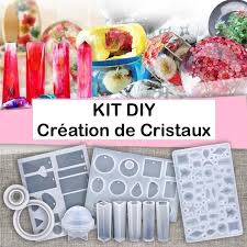 Kit Diy Creation De Cristaux Concevez Vos Propres Bijoux Maison Brico En 2020 Artisanat Resine Craft Diy