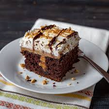 This guest post comes to us from recipelion featured foodie parrish ritchie. Chocolate Peanut Butter Poke Cake That Feeds A Crowd