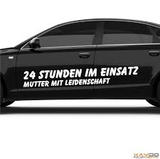 Autoaufkleber 24 Stunden Im Einsatz Mutter Mit Leidenschaft Auto Aufkleber Aufkleber Autoaufkleber Spruche