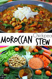 To make the soup a bit creamier, mash some of the potatoes. Vegetarian Moroccan Chickpea Stew Happihomemade With Sammi Ricke