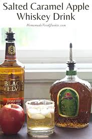 The salted caramel whiskey sauce is addictive and could also be poured over ice cream to make an irish sundae. Crown Royal Apple Salted Caramel Whiskey Drink Homemade Food Junkie