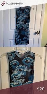 See Through Blue Dragon Dress In 2020 Blue Dragon Dragon Print Dresses