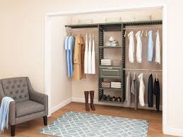They re designed to fit a certain closet dimension vary, reminiscent of 4 to six ft. Allen Roth 5 Ft To 8 Ft W X 6 6 Ft H Antique Gray Wood Closet Kit In The Wood Closet Kits Department At Lowes Com