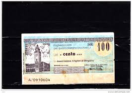 Vi preghiamo di riprovare più tardi. 10 Checks And Mini Checks Banca Popolare Di Bergamo 100 Lire Circolato
