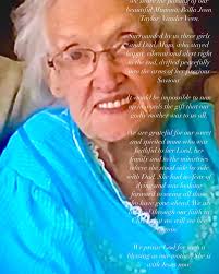 HomeGoing of NBBI grad Rolla Jean (Taylor '60) Vander Veen .. from the  daughters .. It is with heavy hearts that we share the passing of our  beautiful Mumma, Rolla Jean (Taylor)