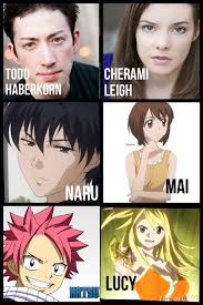 I Love How These Anime Characters Have The Same English Voice Actors Acting Scripts Voice Actor Voice Acting