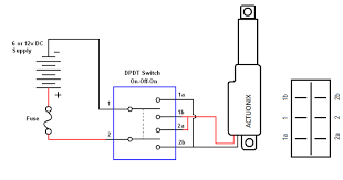 The installation kit limits the stroke size and extends the length of the wire to be connected to the actuator. How To Connect A Linear Actuator To A Dpdt Switch Actuonix