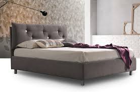 Letto con testata imbottita, letto a due piazze con testata imbottita. Letto Matrimoniale Contenitore Cuscino Trapuntato Materassi Com