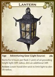 Artstation Equipment Cards Light Sources Michael Fitzhywel D D Dungeons And Dragons Dungeons And Dragons Homebrew Dungeons And Dragons