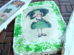 St. Patrick's Day Wafer Paper Cookies