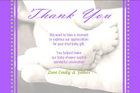 Your baby shower gift means more than words can say. Baby Thank You Notes Verat
