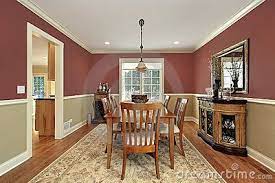 Wayfair offers thousands of design ideas for every room in every style. Dining Room With Two Toned Walls Two Tone Walls Burgundy Dining Room Front Room Furnishings
