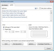 The custom label will be added to the list with the descriptive name you. Creating Same Labels In One Sheet With Word 2013 Microsoft Community