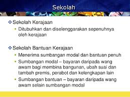 'sumbangan modal' ertinya bayaran daripada wang awam kepada sesuatu institusi pendidikan. Akta Pendidikan