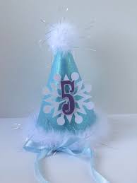 Frozen Theme Birthday Hat Perfect For Your By Lifesworthscrapping 18 00 Frozen Party Decorations Birthday Hat Frozen Birthday Theme