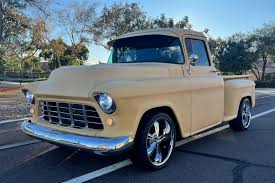 Image result for Chrome Yellow 1955 Truck