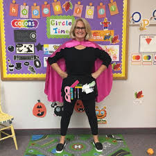 My Costume Would Look Similar To This I Would Wear A Purple Cape Because That Is My Favorite In 2020 Teacher Halloween Costumes Teacher Costumes Halloween Preschool