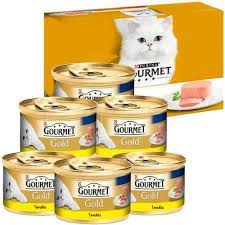 gourmet gold kiyilmis tavuklu kedi konservesi 85 gr 6 al 5 ode amazon pet center konserve vucut agirligi kedi
