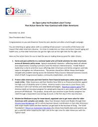 The president's ability to grant federal pardons has been a part of our country since the beginning and is set out in the united states constitution: An Open Letter To President Elect Trump Five Action Items For Your Contract With Older Americans The Scan Foundation