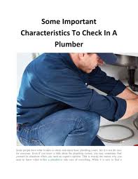 Click here to view a few sample plumber recommendations written by homeowners. Git Some Important Characteristics To Check In A Plumber Page 2 Created With Publitas Com