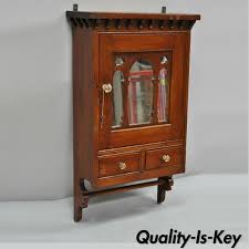 Even if your existing cabinet is mounted. Antique Victorian Pine Wall Hanging Bathroom Medicine Cabinet Mirror Towel Bar From Vintage Philly Furniture Of Philadelphia Attic