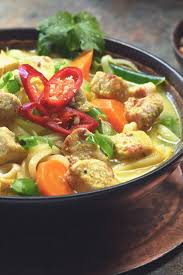Simple Thai Noodle Soup With Quorn Meatless Pieces Recipe Quorn Recipes Quorn Soup Recipes Chicken Noodle