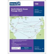 imray e series chart 100 north atlantic ocean passage chart charts and publications