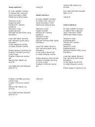 Iman mutiara (2006) adalah antara single popular kumpulan nasyid raihan kami juga menyokong penuh karya seni penyanyi, penulis lirik dan komposer yang terlibat. Lirik Iman Mutiara