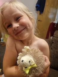 Our granddaughter loves her hedgehog and has taken her to bed with her 🥰  thank you again Mrs G