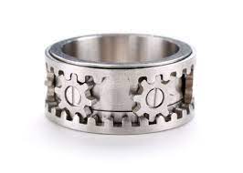 Gear Ring By Kinekt Design Design Milk Unusual Wedding Rings Steampunk Rings Gear Ring