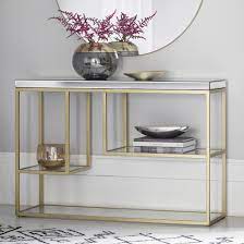 Check spelling or type a new query. Champagne Gold Mirrored Console Table Primrose Plum
