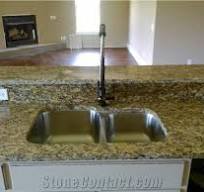 Giallo St. Cecilia Granite Kitchen Countertop