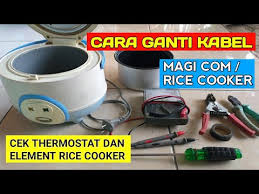 Check spelling or type a new query. Ganti Kabel Dan Pengecekan Thermostat Magic Com Rice Cooker Youtube