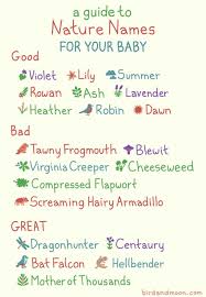 Nature Names You Should Never Ever Give Your Child Nature Names Funny Names