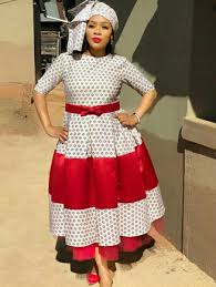 They are super gorgeous and trendiest to slay on. Beautiful Shweshwe Mixed Dresses For Woman Latest African