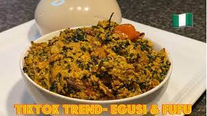 Heat up palm oil in a pot till it starts to sizzle. Fufu With Egusi Soup New Tiktok Trend Youtube