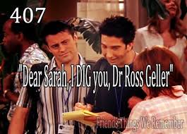 Friends Things We Remember Friends Episodes Friends Moments Friends Tv Series