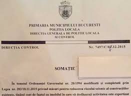 Politia locala a sectorului 2 3.3 km. Cum Arata O Somatie De Inchidere A Unui Local Cu Bulina Rosie