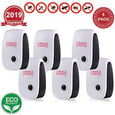 Ultrasonic Pest Repeller 6 Pack 2019 Ultrasonic Pest Repellent Plug In Pest Control 100 Safe For Human And Pet Indoor Pest Control Ultrasonic Repellent For Mice Cockroach Ant Spider Mosquito Walmart Com Walmart Com