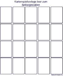 Spielkarten format 59 x 92 mm (z.b. Karten Und Legespiele Zum Selbstgestalten Oder Bemalen Fur Kinder Im Kidsweb De