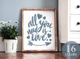 All You Need is Love, Love Sign, Thoughtful Gift, Thoughtful Decor, Wedding  Gift, Peace and Love, Couple Goals, Love is in the Air
