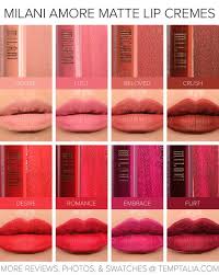 Sneak Peek Milani Amore Matte Lip Cremes Photos Swatches Milani Amore Matte Lip Milani Amore Matte Lip Creme Milani Lipstick