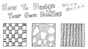 Then you have to draw strings to create random divisions and boxes or blocks inside the outline boundary. How To Doodle Your Own Zentangle Patterns Part 3 Using Grids Step By Step Drawing Tutorial Youtube