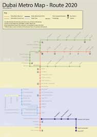 Dubai Metro Route 2020 Expo 2020 Extension Line