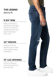 Mens Denim Size Chart And Fit Guide Joes Jeans